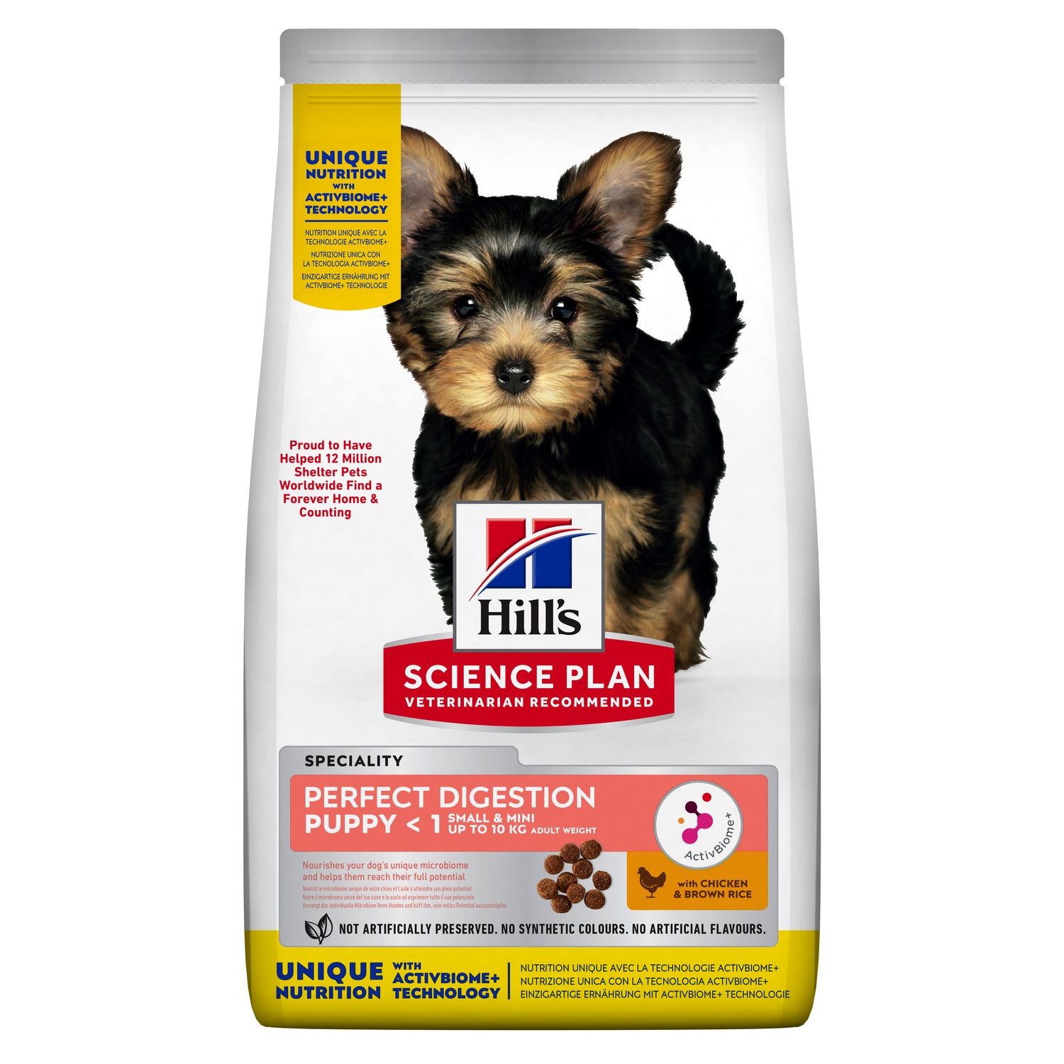 Hill's Science Plan Perfect Digestion Small  Mini Puppy Food With Chicken And Brown Rice